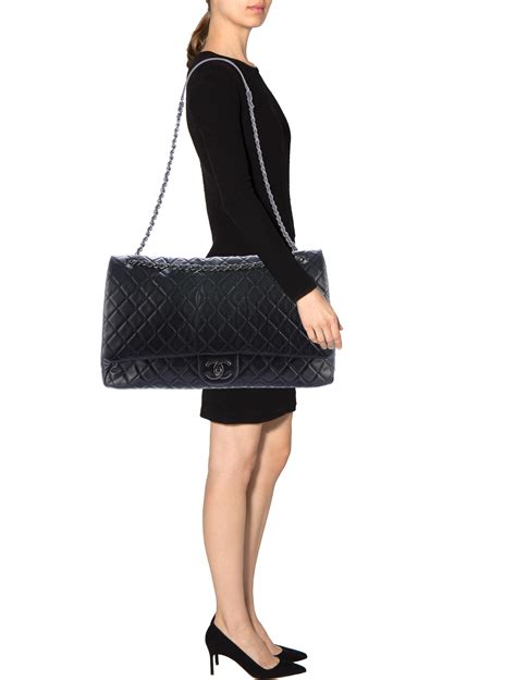 chanel xxl airline classic flap bag replica|Chanel xxl travel flap bag.